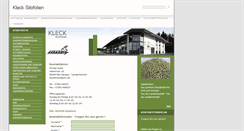 Desktop Screenshot of kleckagrar.de