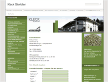 Tablet Screenshot of kleckagrar.de